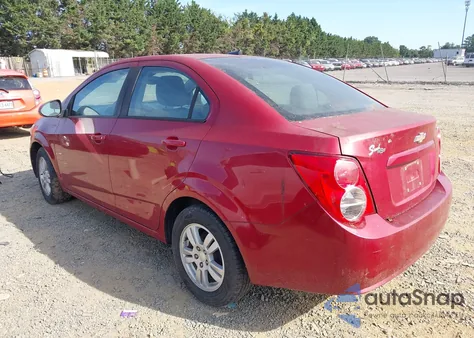 2012 Chevrolet Sonic 1Ls from USA, damaged, VIN 1G1JB5SH6C4206573